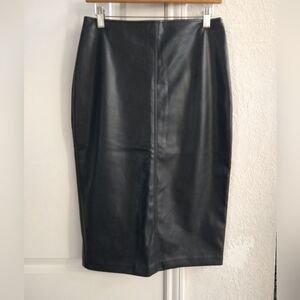 Abercrombie & Fitch Vegan Leather Pencil Skirt